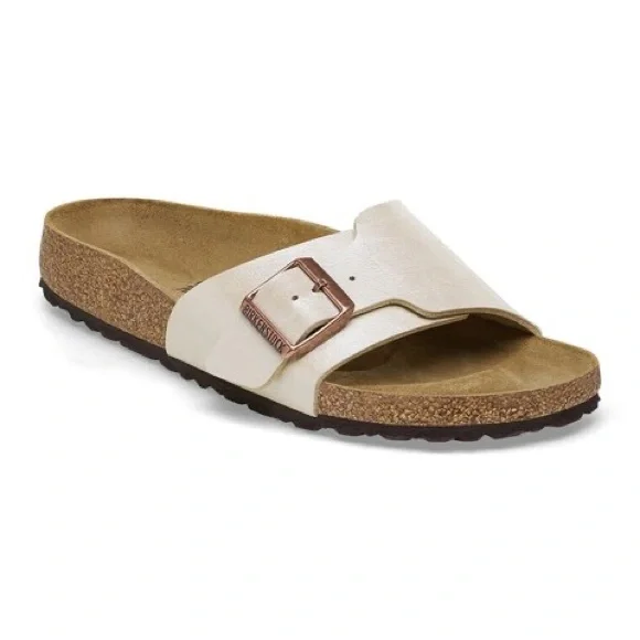 Birkenstock Catalina in Graceful Pearl White - Picture 3 of 13